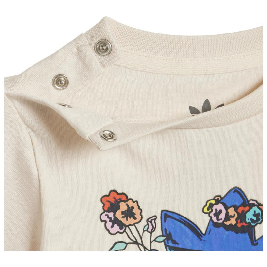 Adidas Βρεφικό σετ Floral Short Tee Set